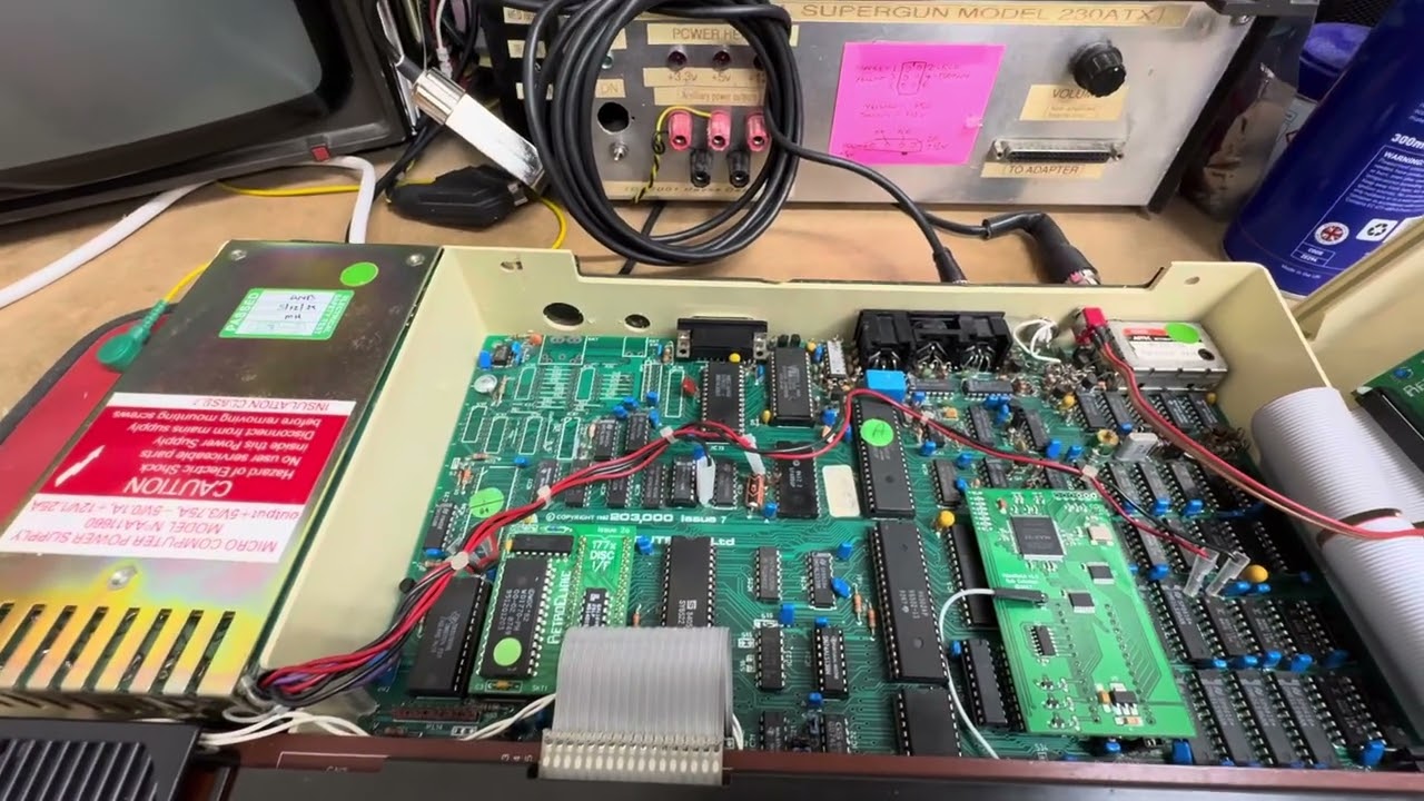 BBC Model B test with CF, RPi and nULA running Doom