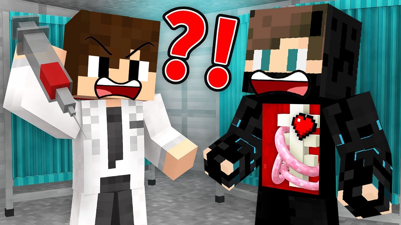 ماين كرافت : الطبيب ضد المريض ولكن عندي قلب واحد !!؟ 🔥😱