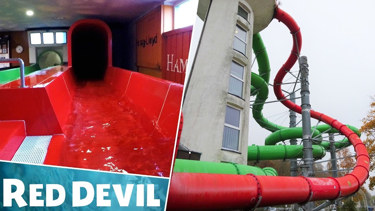 SEHR STEILE TURBORUTSCHE!! Red Devil im Ostsee Therme, Scharbeutz