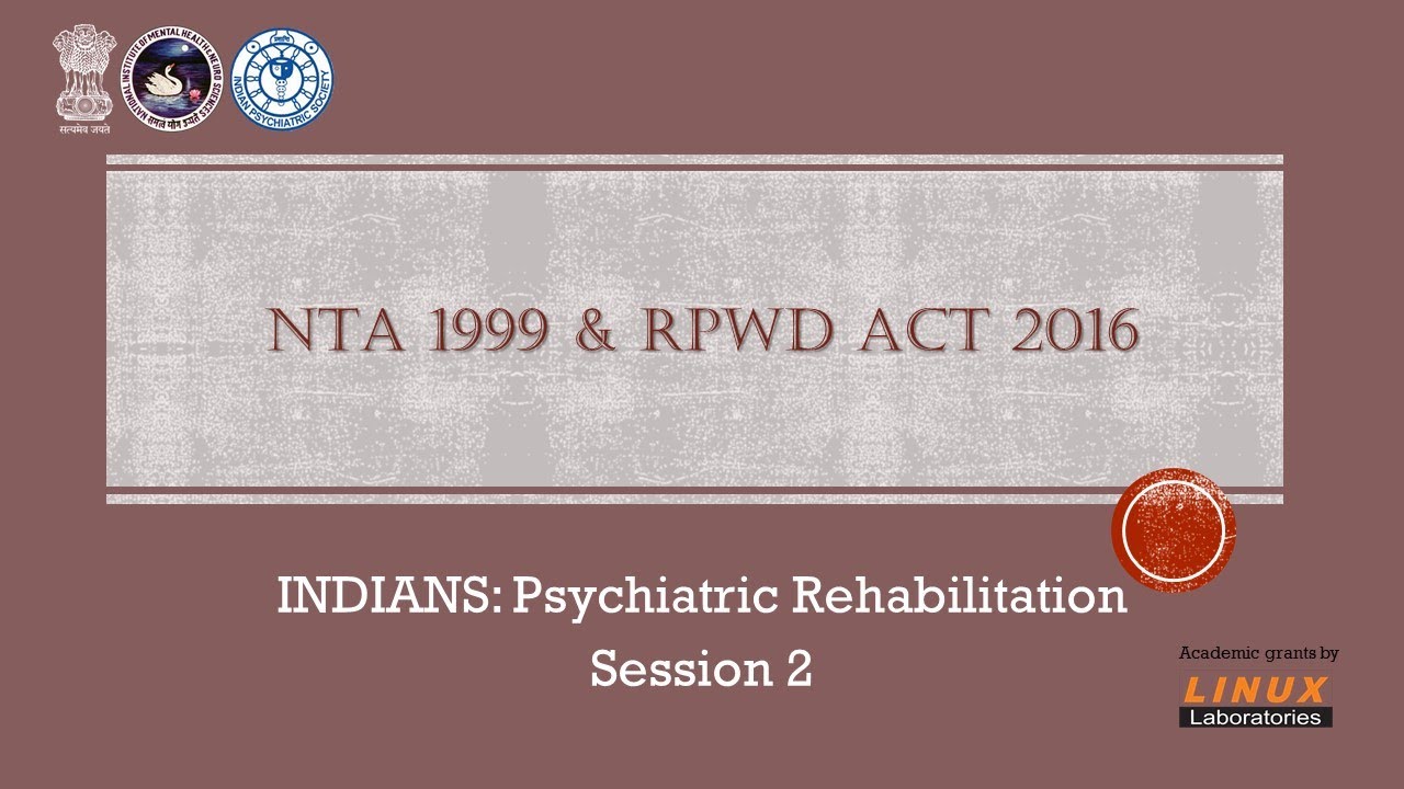 What is there in NTA and RPWD acts?