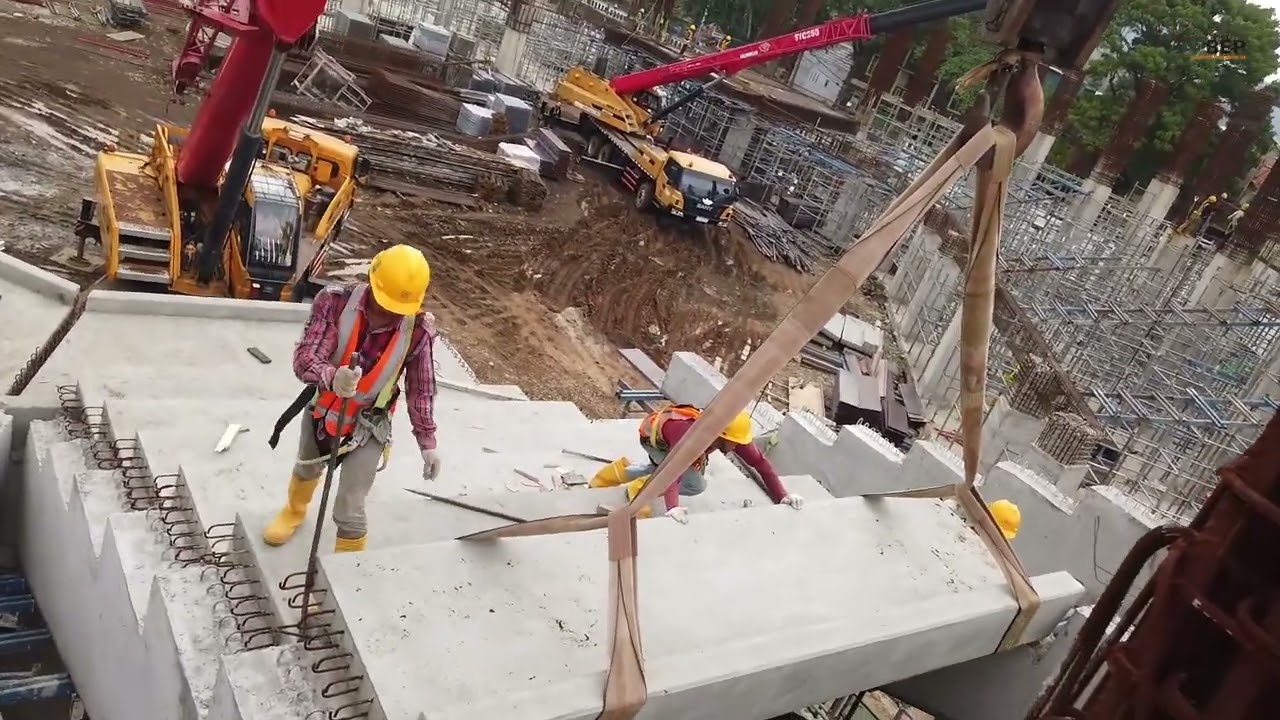 Dudukan Balok Tribun Precast