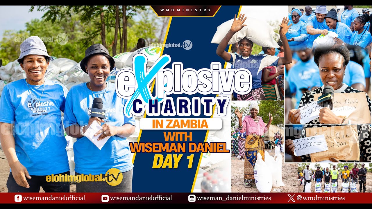 EXPLOSIVE CHARITY IN ZAMBIA WITH WISEMAN DANIEL (DAY 1)
