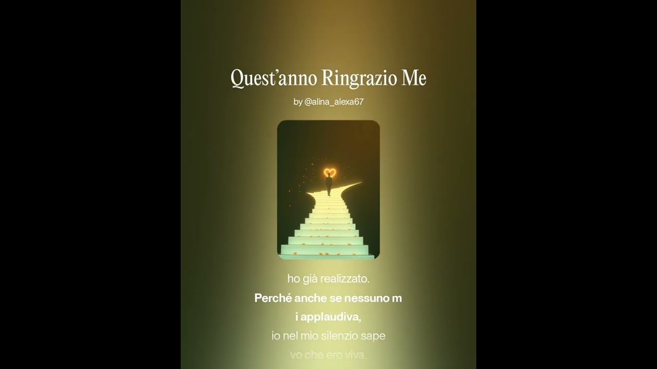 Quest'anno Ringrazio Me