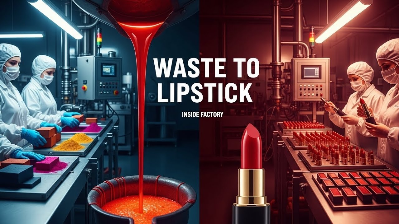 How Lipstick Is Made in Factories | What Is Lipstick Really Made Of? | Worlds Factory
