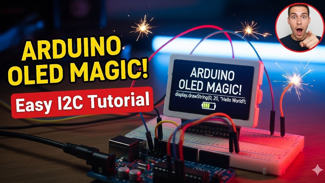 Arduino OLED Display Tutorial (I2C SSD1306) | Complete Beginner Guide with Scrolling Text