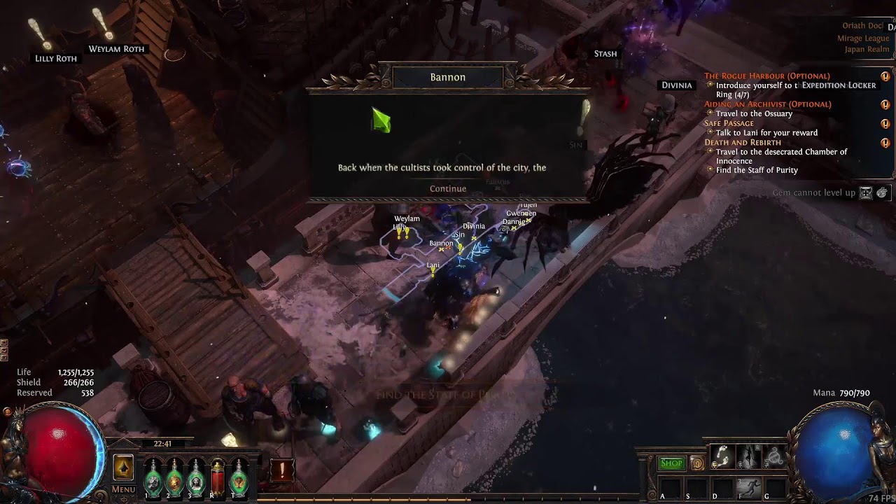 Path of Exile 3.28 flame golem of hoedesで爆走する配信