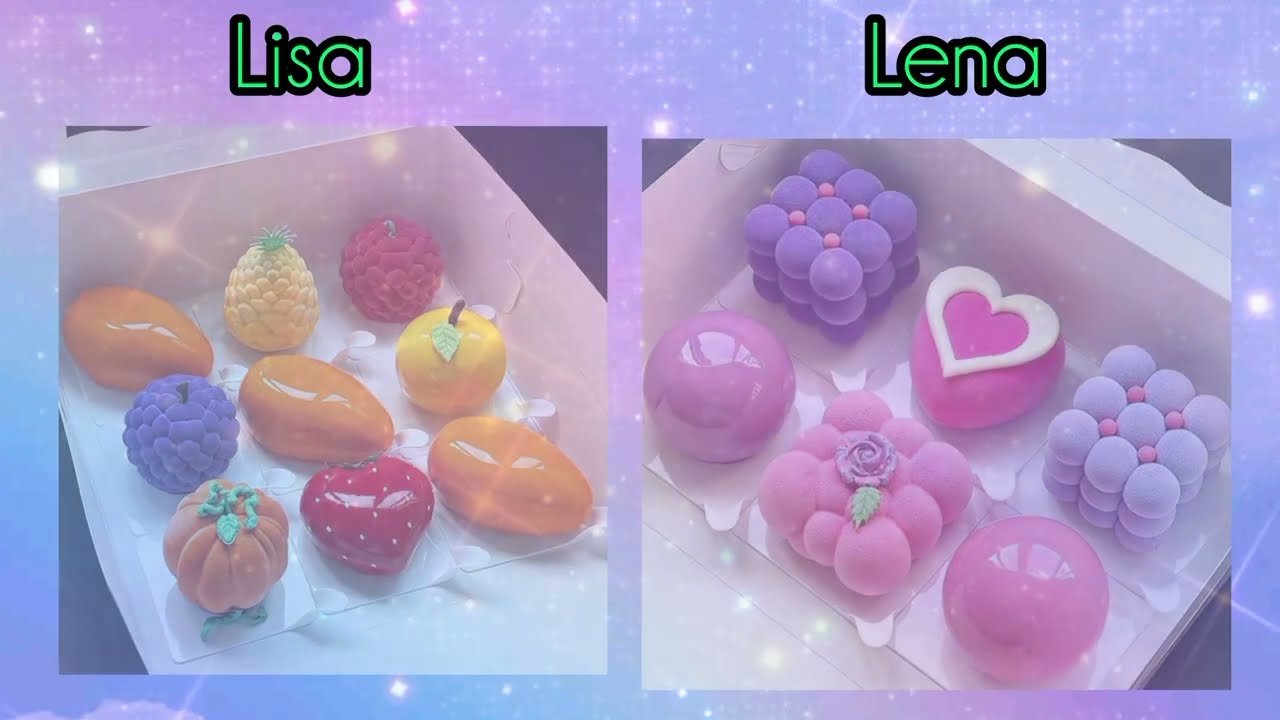 Lisa or Lena (tasty snacks, drinks 🍰) #lisaorlena #lisalena #dessert's #snacks #pickone #fyp #viral