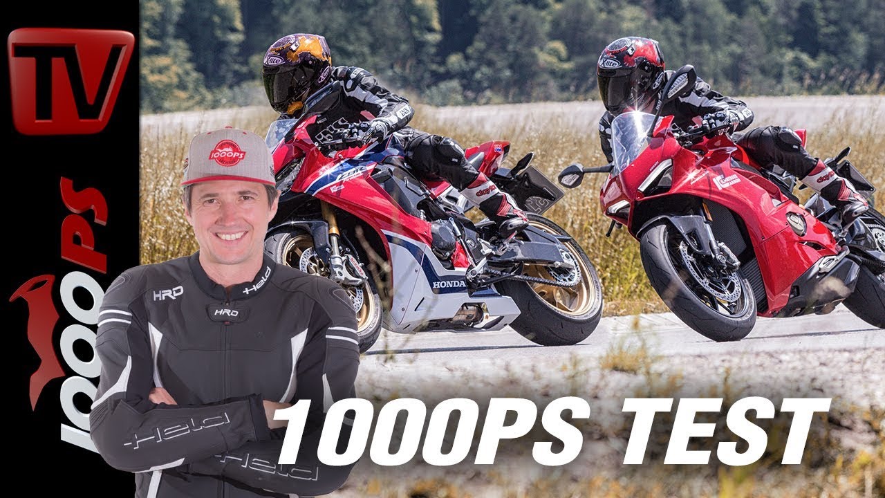 Ducati Panigale V4 vs Honda Fireblade SP Landstraße - Überraschungen!