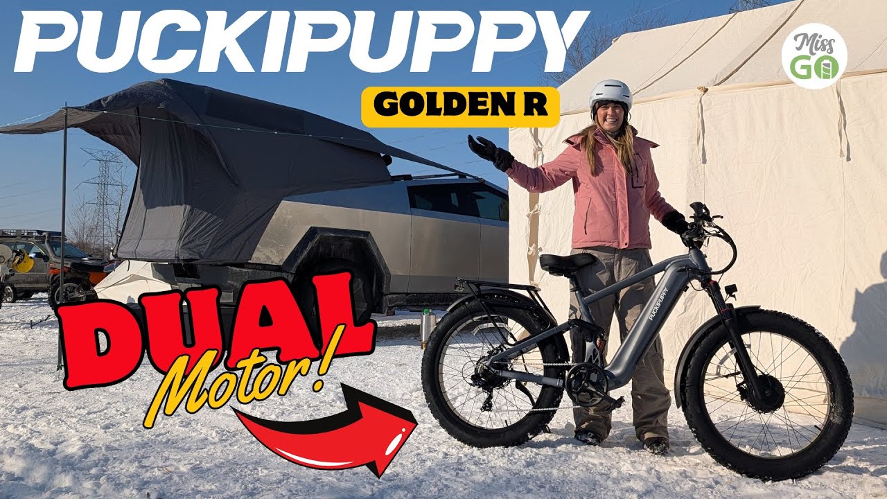 Puckipuppy Golden R Review ($1899 DUAL MOTOR Fat Tire eBike)