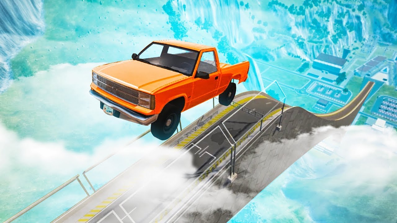 INSANELY MASSIVE RAMP JUMP! (BeamNG Drive)