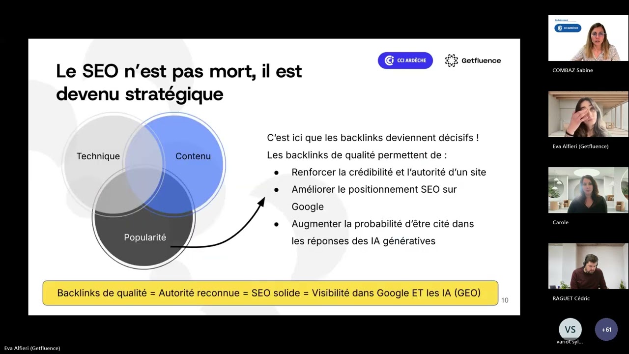 Améliorer sa visibilité sur Google  les bases du SEO et du Netlinking