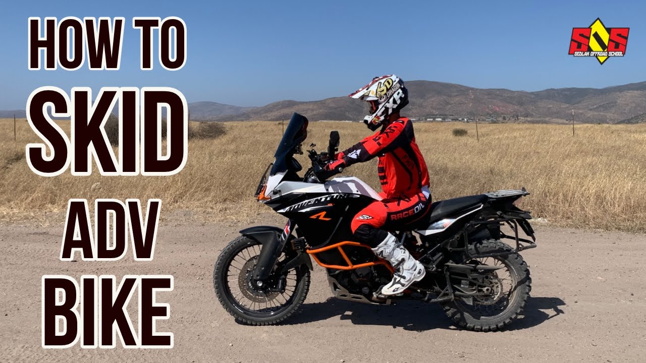 How To Control A Skid| Adventure Motorcycle Riding Tip