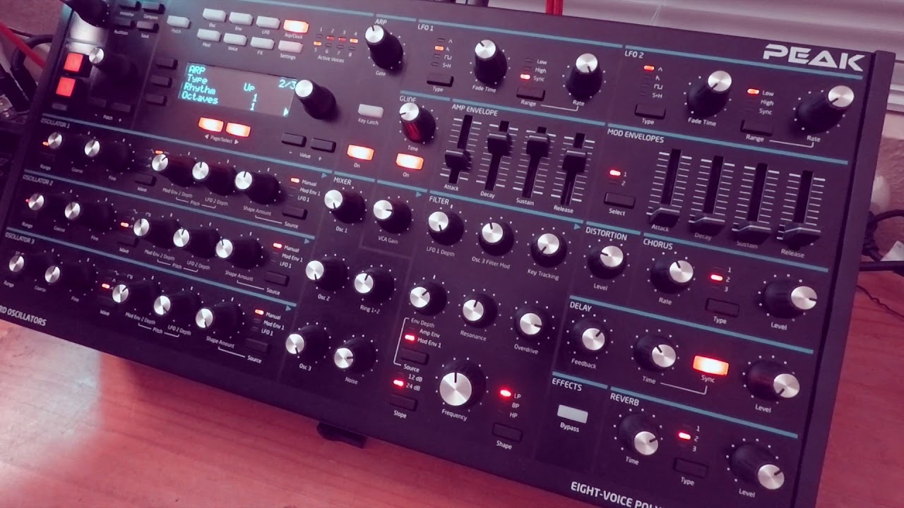 Novation Peak Arps