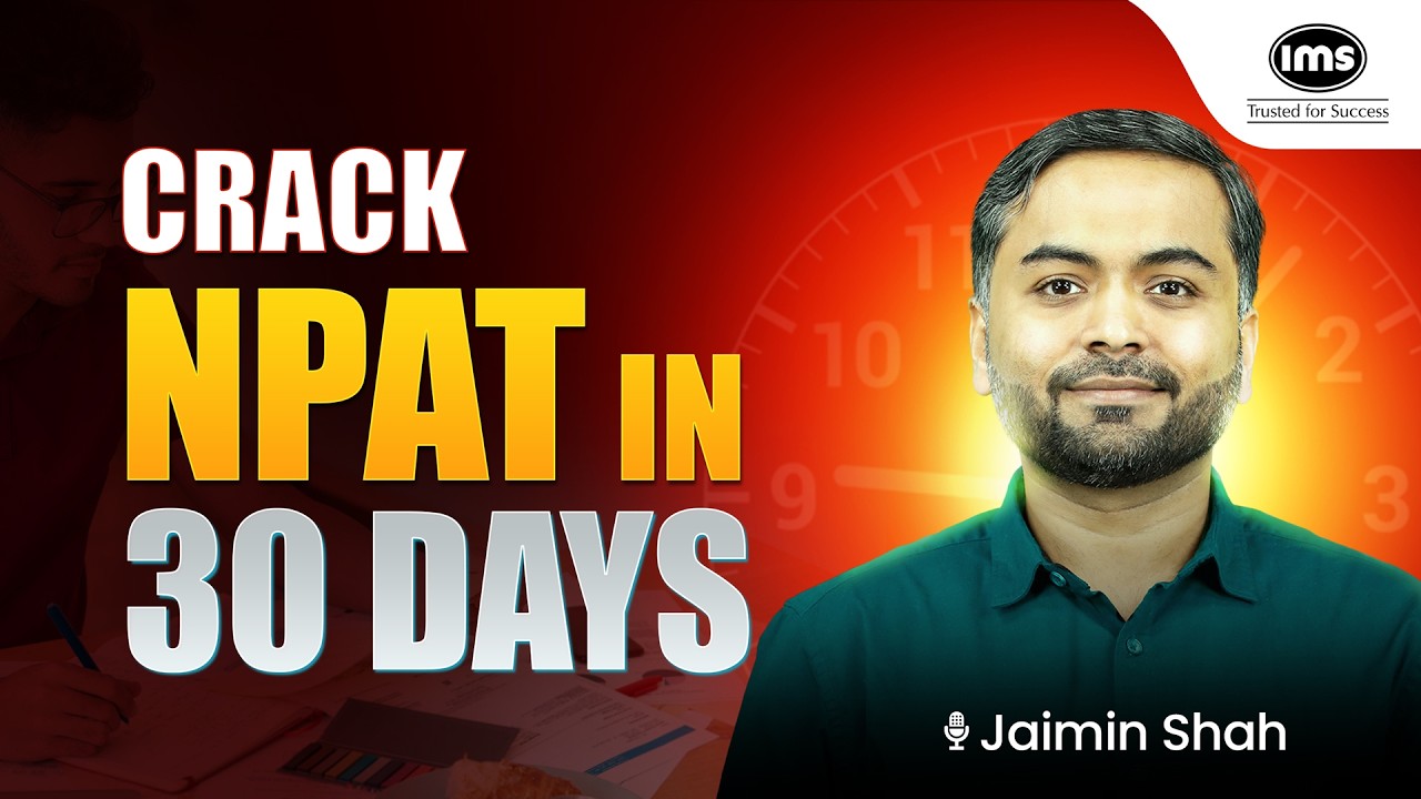 How to crack NPAT in 30 days? #npat2026 #npatprep