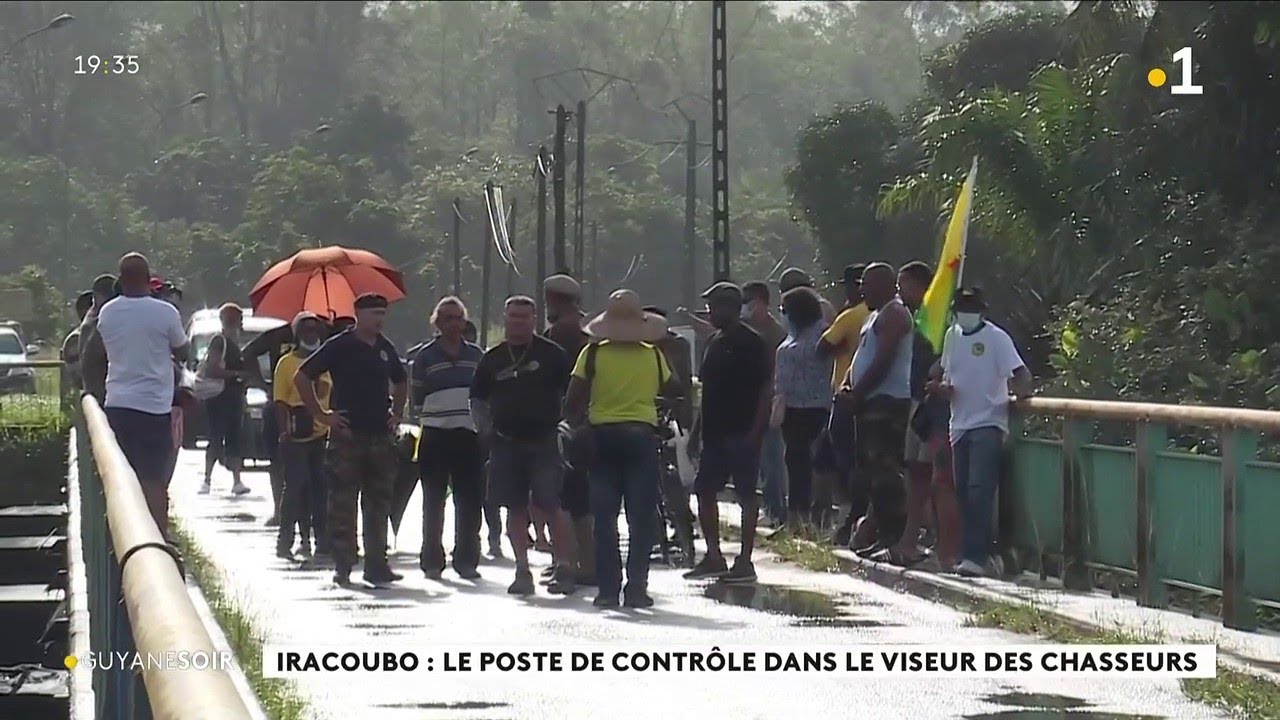 Iracoubo : le poste de contrôle dans le viseur des chasseurs