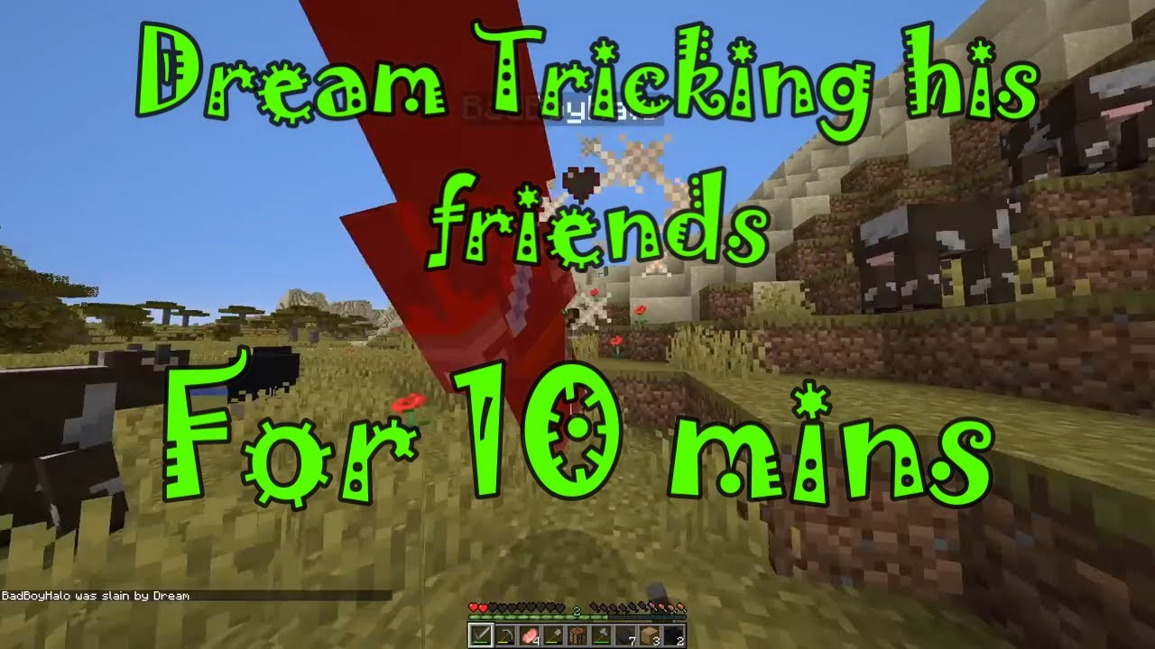 Dream tricking his friends for 10 mins I Manhunt Traps / BIG Brain moments Part I