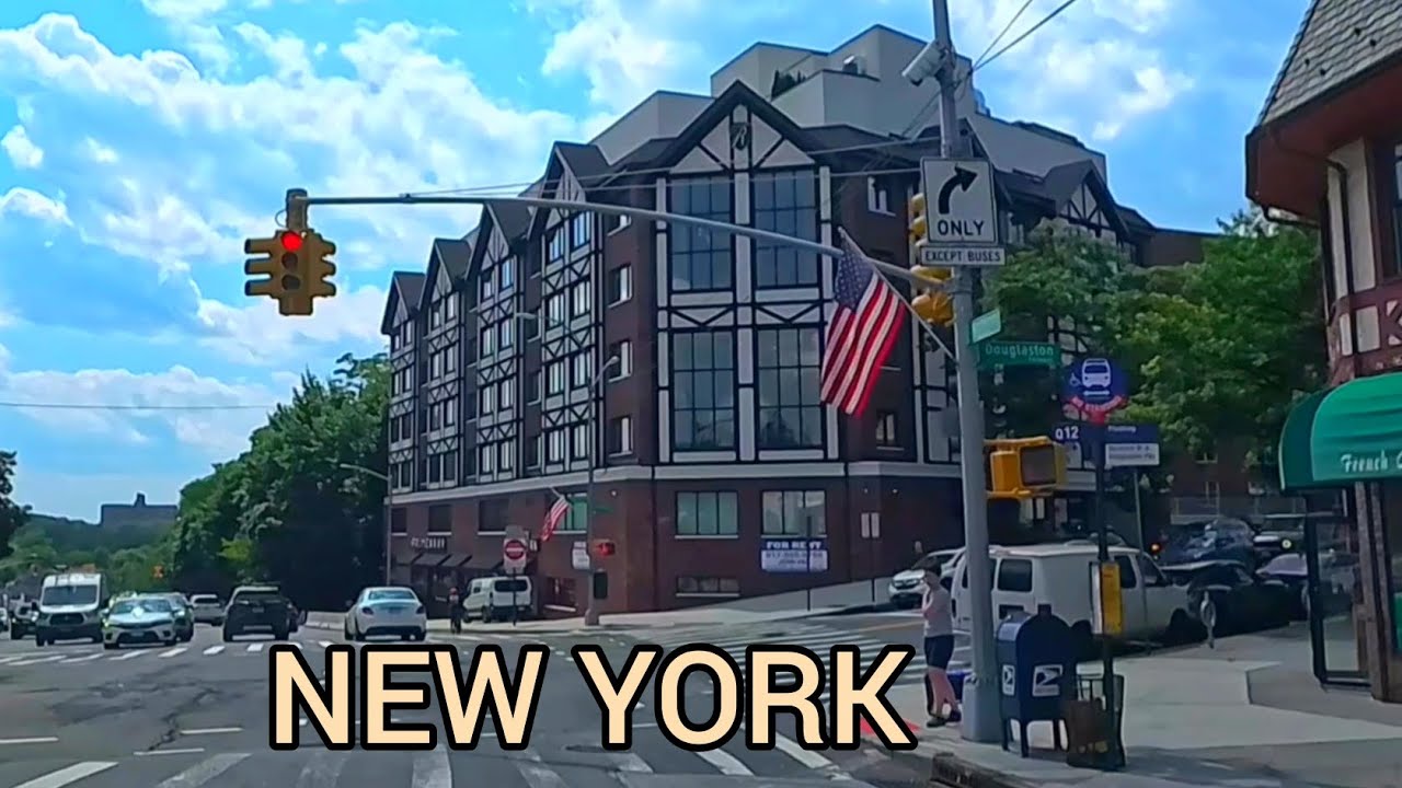 DRIVING / MANHASSET LI NY TO DOUGLASTON  - LITTLE NECK QNS NY  JUNE 2025