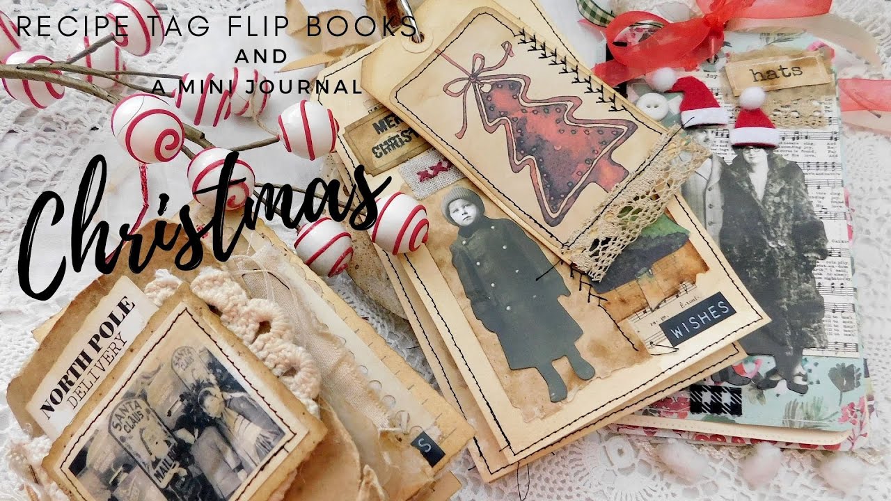 Recipe Tag Flip Books:Mini Christmas Journal