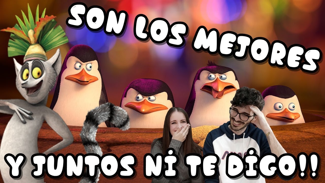 ESPAÑOLES REACCIONAN A DOBLAJE LATINO DE LOS PINGUINOS DE MADAGASCAR Y EL REY JULIEN #MADAGASCAR