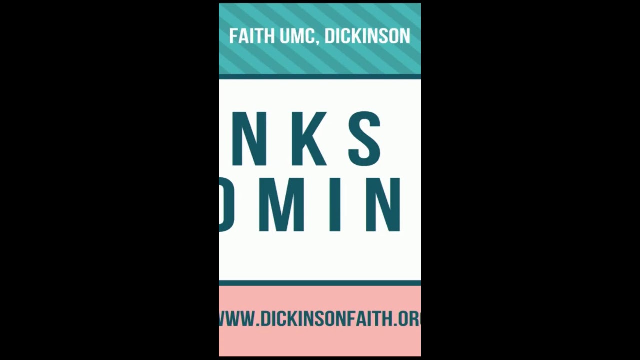 Faith UMC, Dickinson 1/4/2026 11am Worship Service  📱