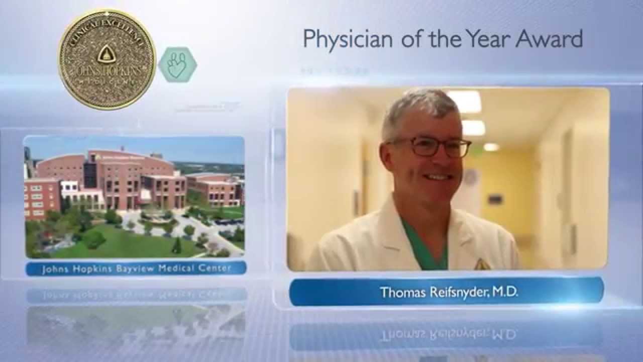 2015 Physician of the Year – Thomas Reifsnyder, M.D., Johns Hopkins Bayview Medical Center