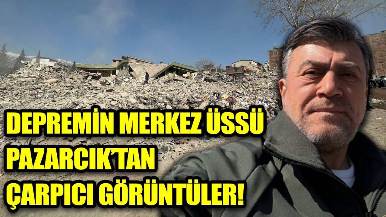 DEPREMİN MERKEZ &Uuml;SS&Uuml; PAZARCIK&rsquo;TA SON DURUM NE? SUPERHABER KAMERALARINA YANSIYAN &Ccedil;ARPICI G&Ouml;R&Uuml;NT&Uuml;LER!