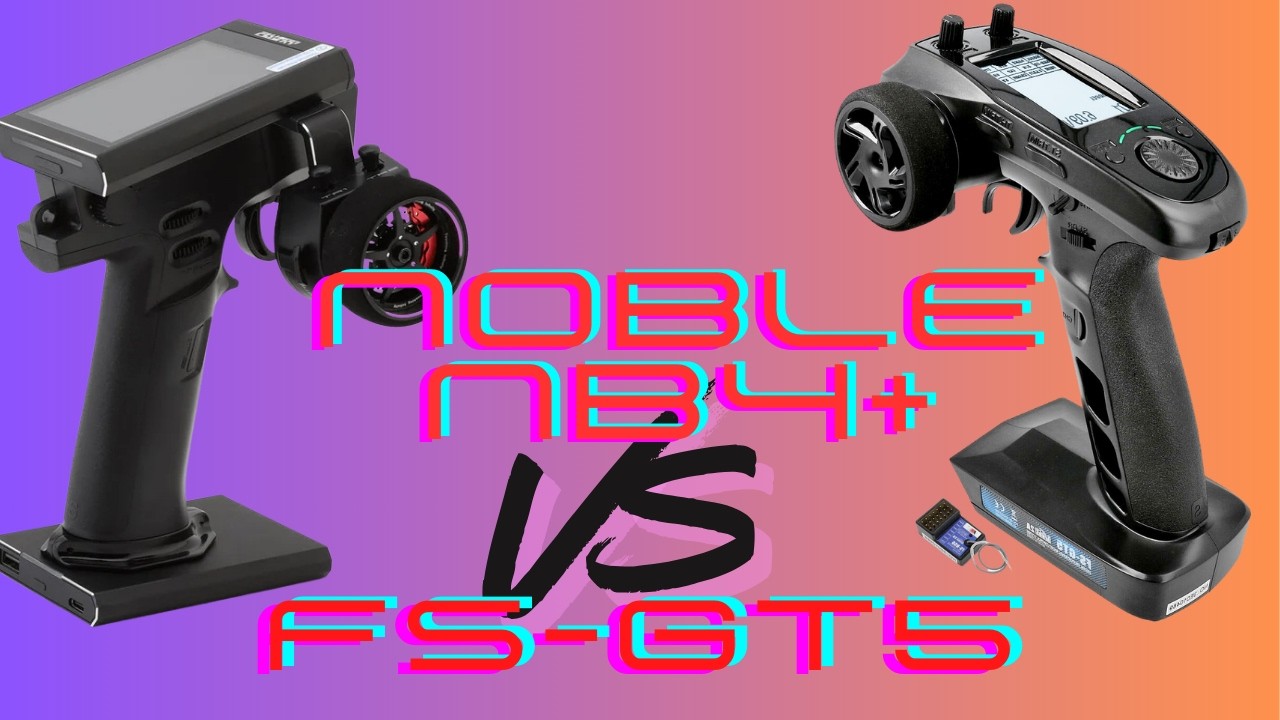 Flysky Noble NB4+ Vs FS-GT5 - My First Head To Head With These Great Radios
