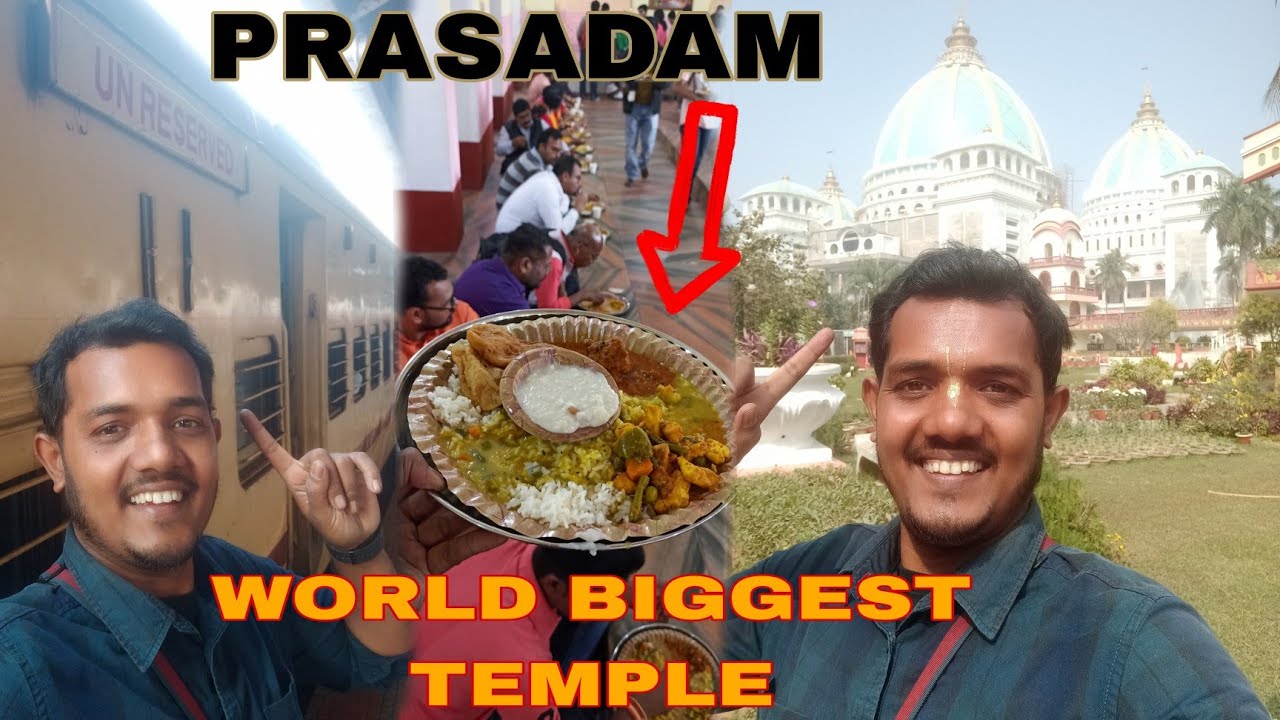 WORLD'S BIGGEST TEMPLE | ISKCON MAYAPUR | Papai da OP |