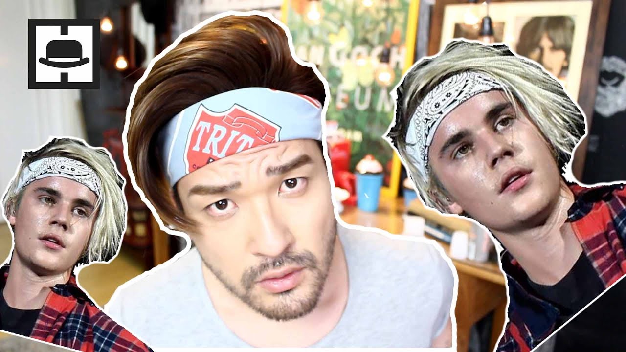 COMO FAZER HEADBAND JUSTIN BIEBER | FAIXA MASCULINA | HAIRSTYLE