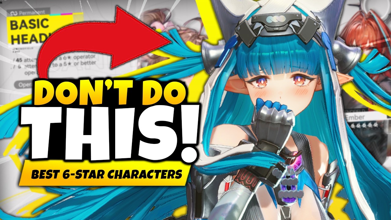 BEST 6 STAR CHARACTERS TO PULL FOR IN ARKNIGHTS: ENDFIELD! All Standard 6 Stars Overview - Endfield