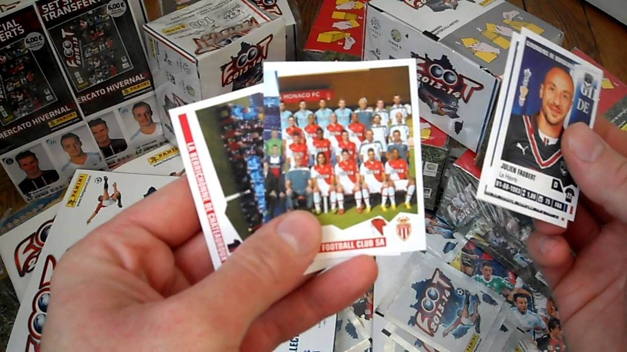 FOOT 2013-2014 FRENCH COLLECTION STICKERS PANINI, OPEN PACKETS, STARTER PACK