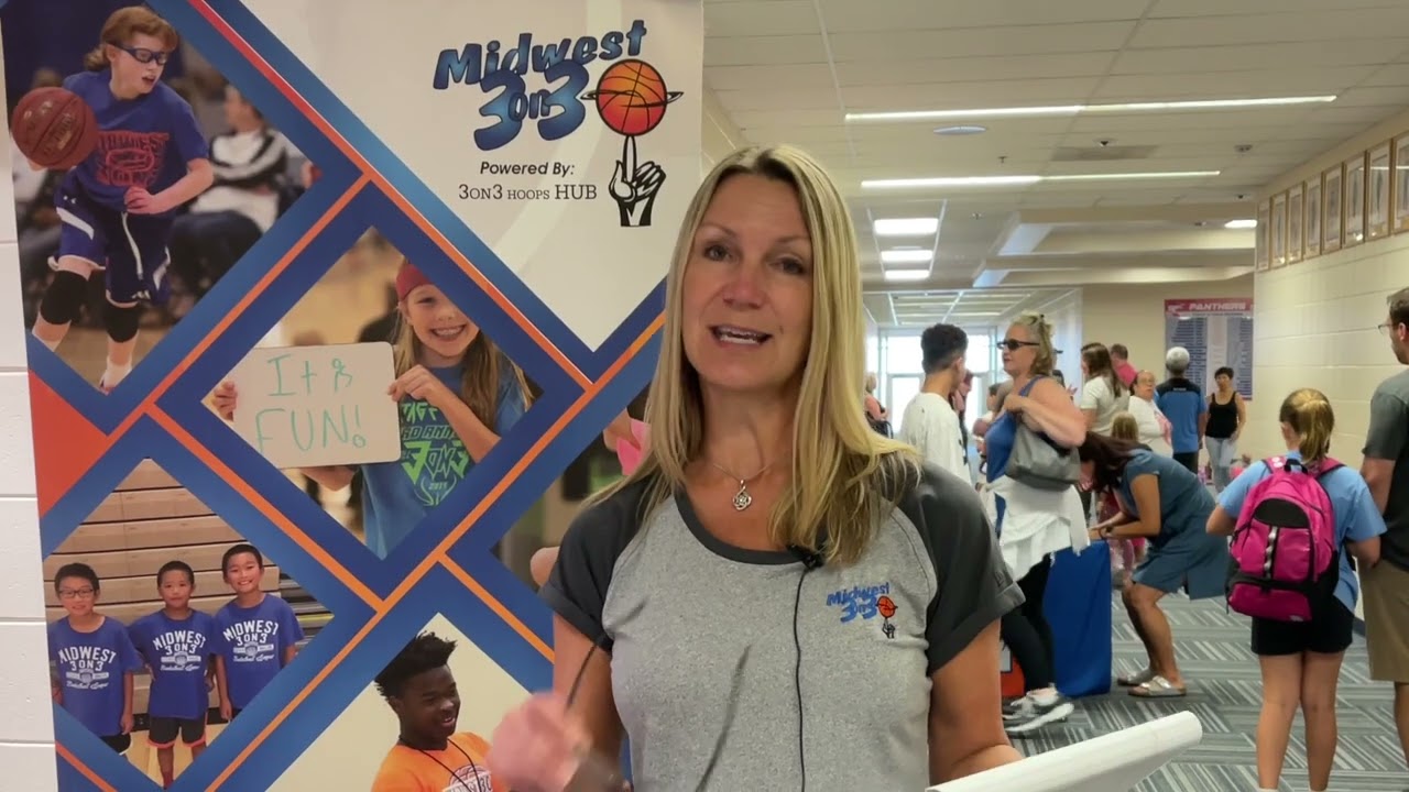 Live at a 3 on 3 Basketball League