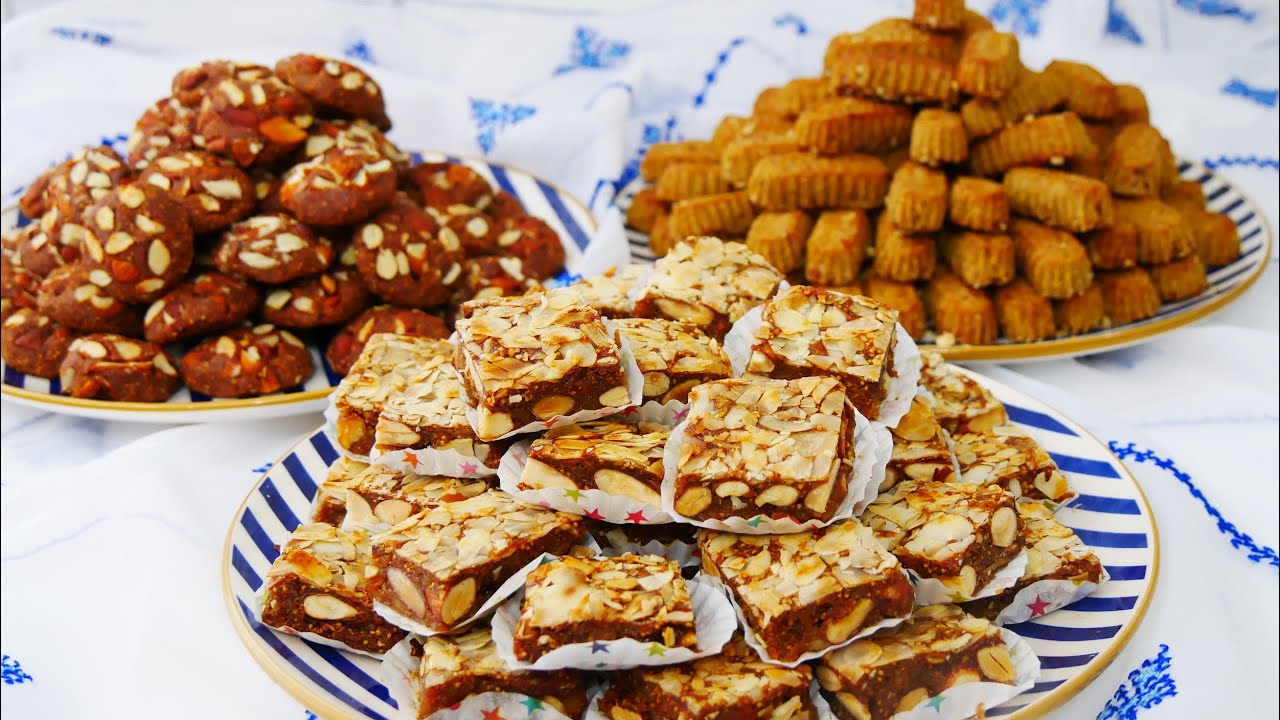 حلويات العيد 2023 صحية ثلاث انواع كل واحد ينسيك في الثاني