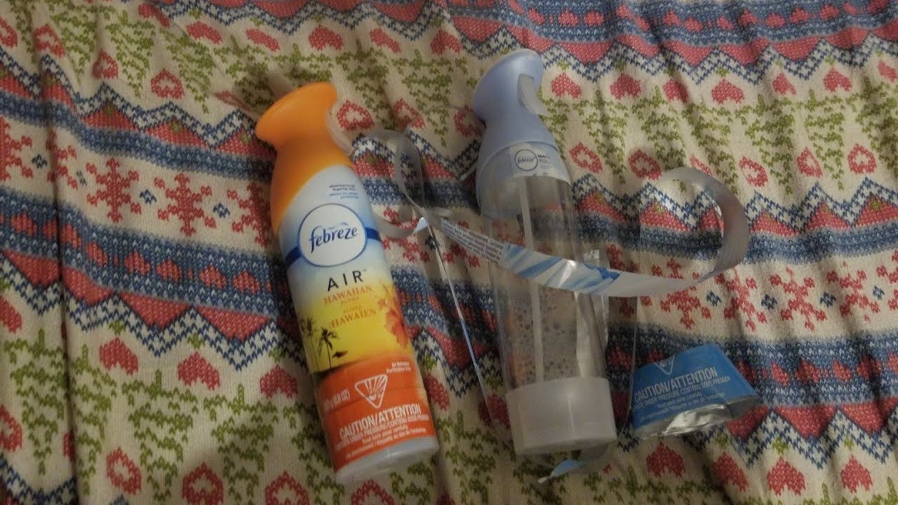 Пластиковый баллончик с освежителем воздуха? Febreze