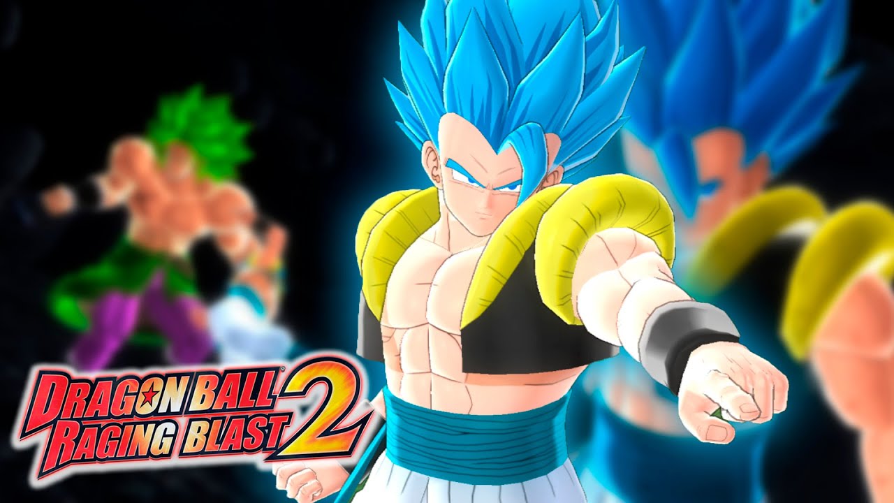 NEW Gogeta Blue Fight Versus Broly DBS | Dragon Ball Raging Blast 2 Mods