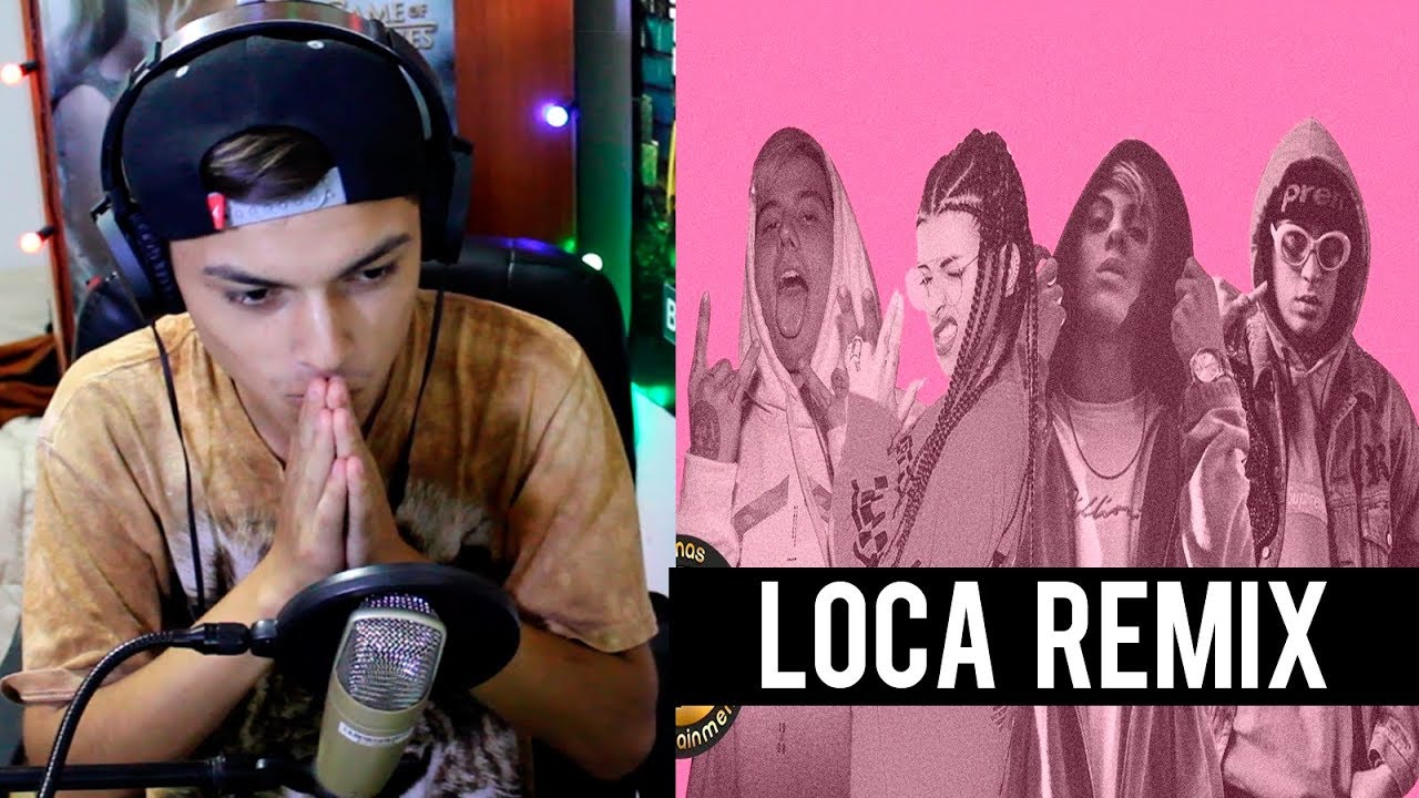 Khea - Loca Remix Ft. Bad Bunny, Duki, Cazzu | Lyric Video Reaccion !