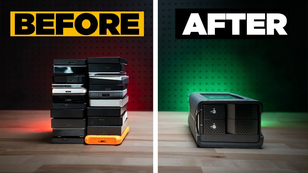 My Perfect Storage Workflow as a Creator | Glyph Blackbox Pro RAID Review