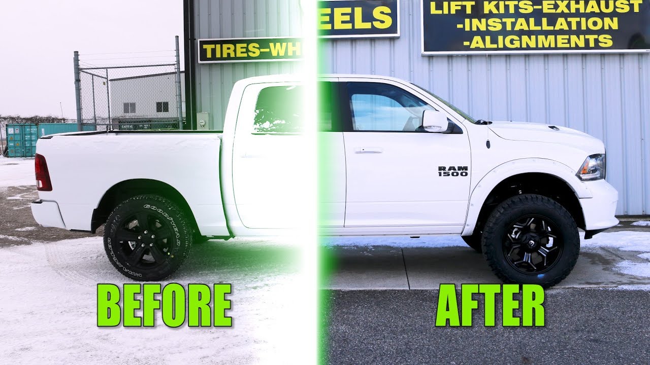 Custom 2018 Dodge Ram 1500 - Before and After Modifications