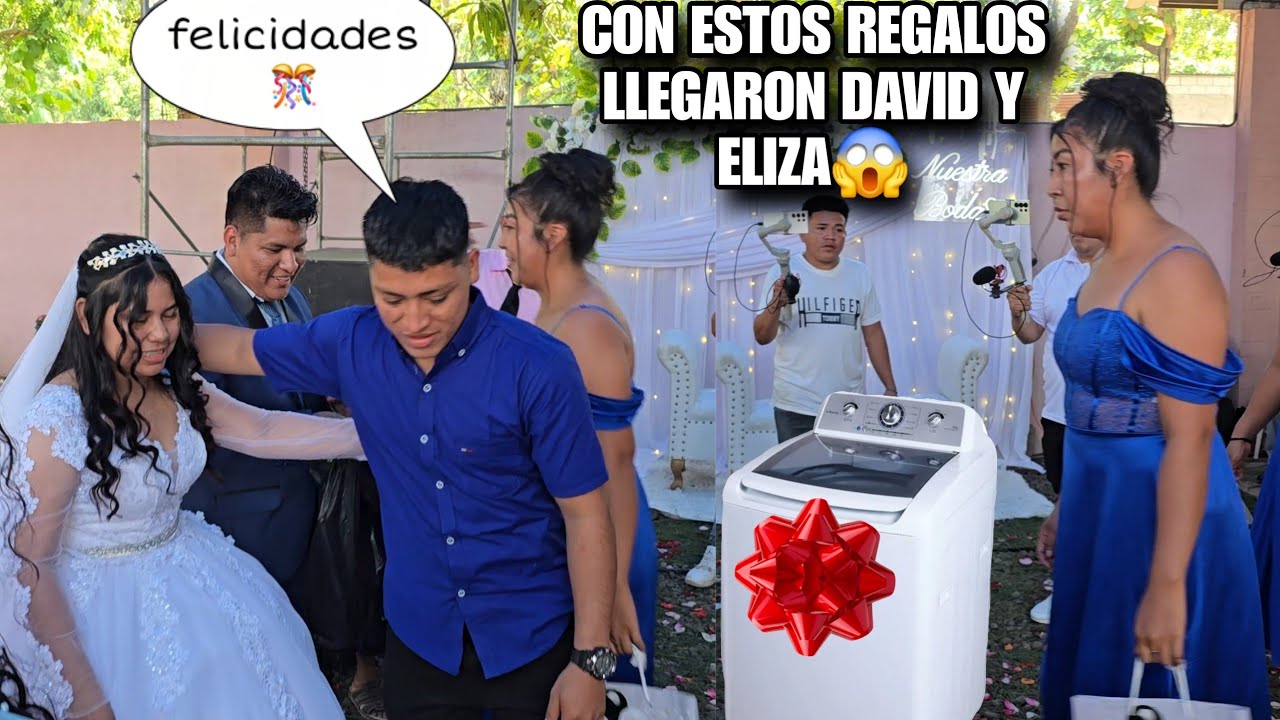 ELIZA Y DAVID Pasaron A Felicitar A EDY Y DAYSI Por Su Boda💍EDY Quedo Con La Boca Abierta Al Verlos😱