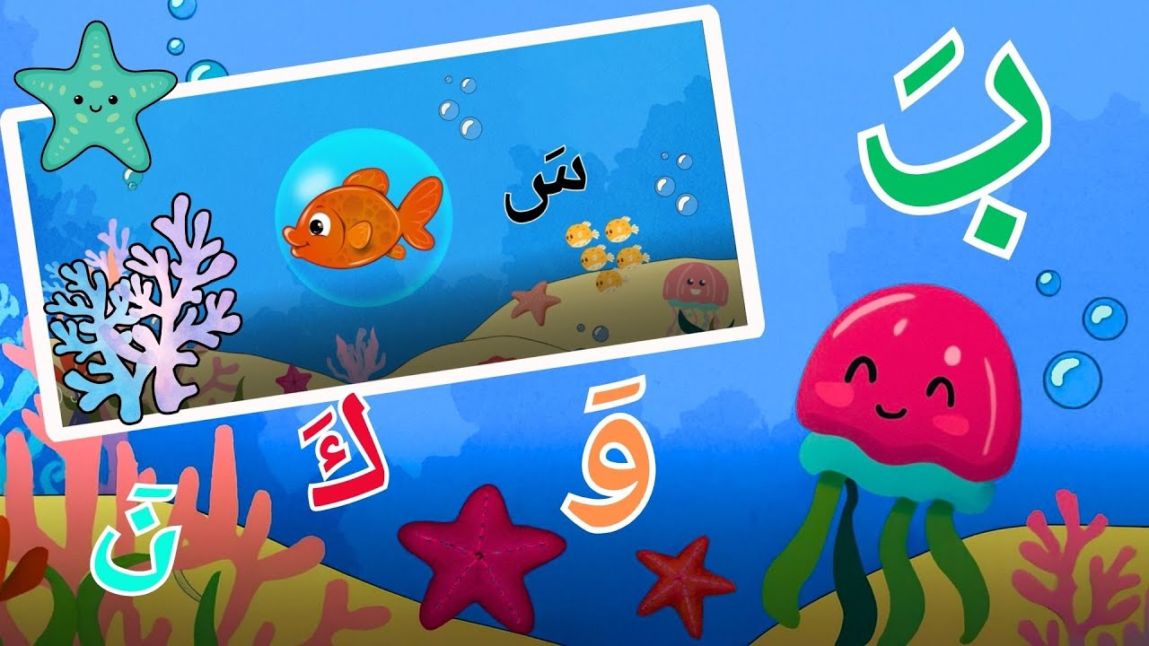 تعليم أصوات الحروف مع حركة الفتحة| تعليم الحروف العربية للاطفال| الحروف العربية للاطفال |loopstrem