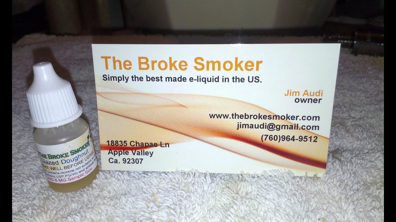 eJuice Review - Glazed Doughnut by The Broke Smoker.