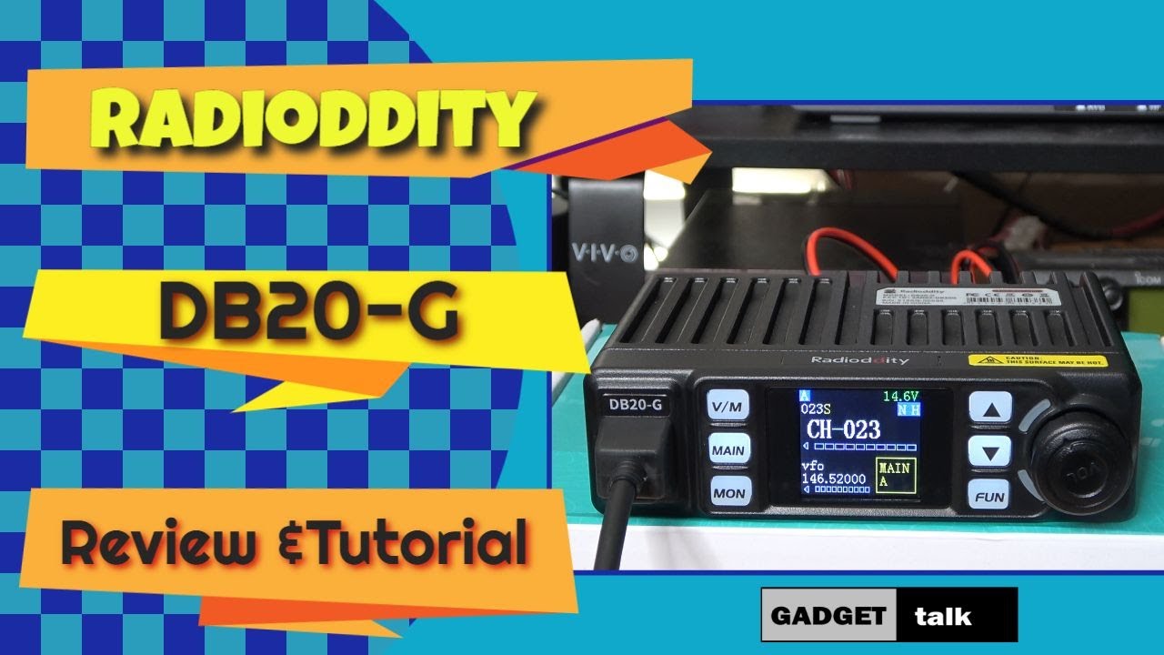 DB20-G GMRS Radio Review and Tutorial