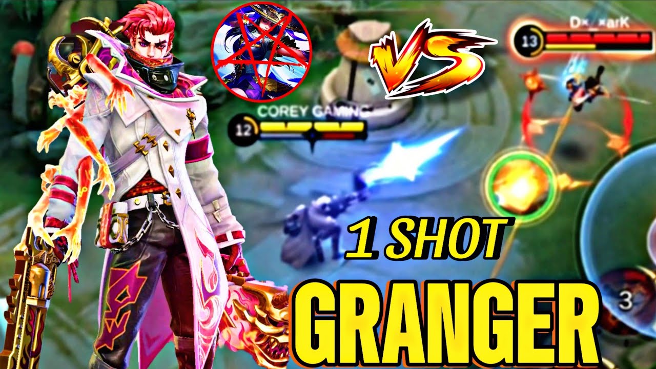 GRANGER VS😱 PRO FANNY‼️HOW TO ENCOUNTER FANNY💀2025 NEW 1 SHOT BUILD (TRY IT) #mobilelegends #granger