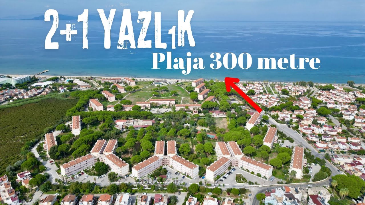 Kuşadası Davutlar’da Denize 300 m 2+1 Daire Yeşil Alan & Sosyal Olanaklar #kuşadası 