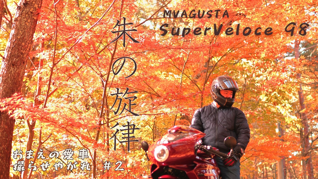 【世界限定300台】MV Agusta SuperVeloce 98｜紅葉の中を駆けるイタリアの名車をCINEMATICに撮影【4K】