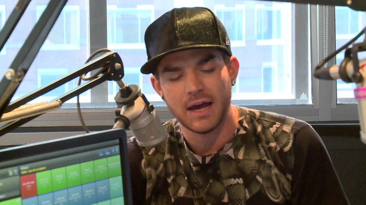 Adam Lambert in studio with Erin and Mike Part 1