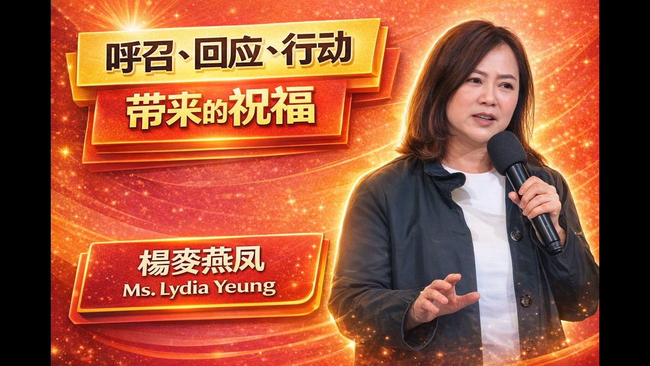 Mar 08 | 呼召 、回應 、行動 帶來的祝福 | 楊麥燕鳳 Ms. Lydia Yeung | San Leandro 國語崇拜