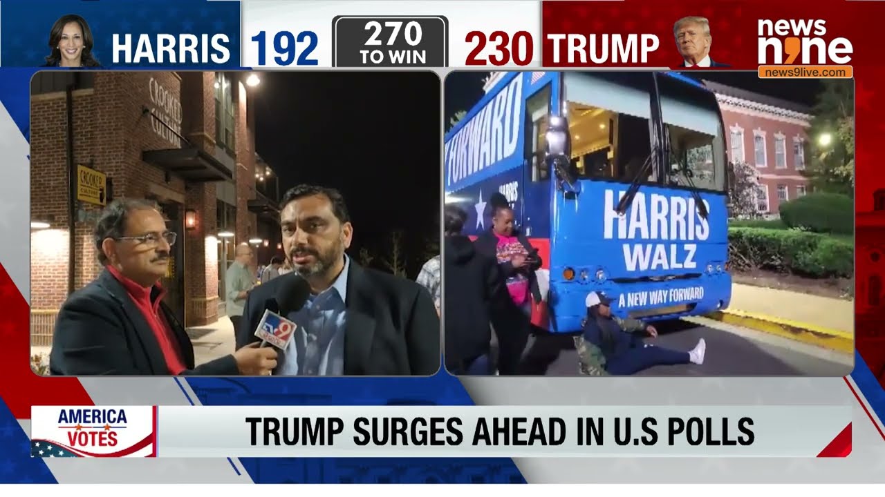 News9 Ground Report: Indian Community Show Support to Trump in Atlanta