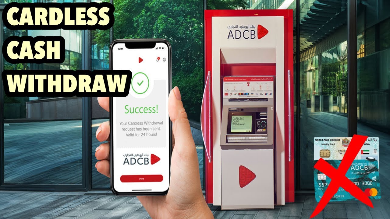 How to Withdraw Cash From ADCB ATM Without Card | Cardless Cash Withdrawal