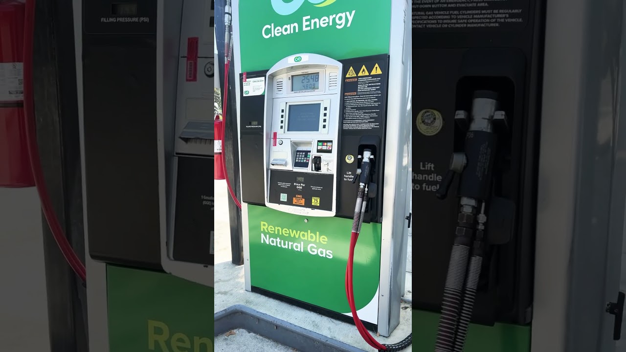 Clean Energy Renewable Natural Gas ReFueling Station At Chevron